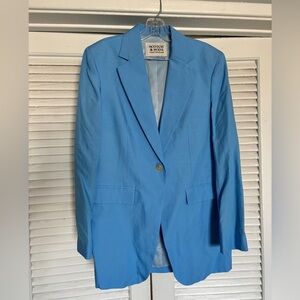 Scotch & Soda Blue Sport Coat with Notched Lapel